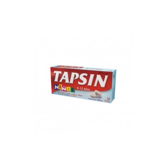 TAPSIN INFANTIL 160 MG X 16 COMPRIMIDOS MASTICABLES