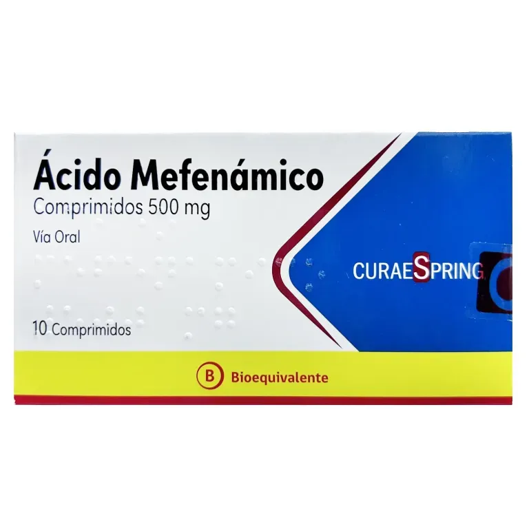 ACIDO MEFENAMICO 500MG X10 COMPRIMIDOS