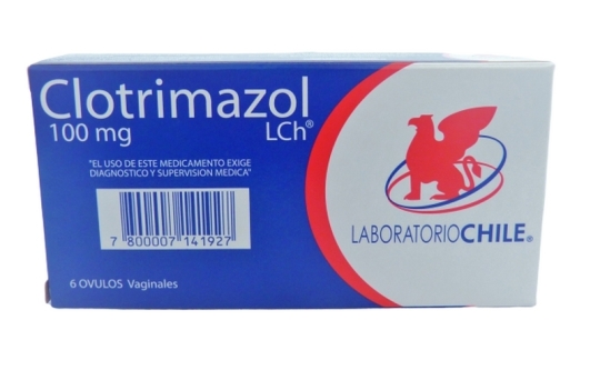 CLOTRIMAZOL 100MG X6