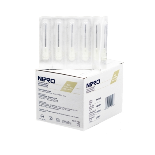 Aguja Hipoderm. 19G X1 | aguja hipodermica 19g