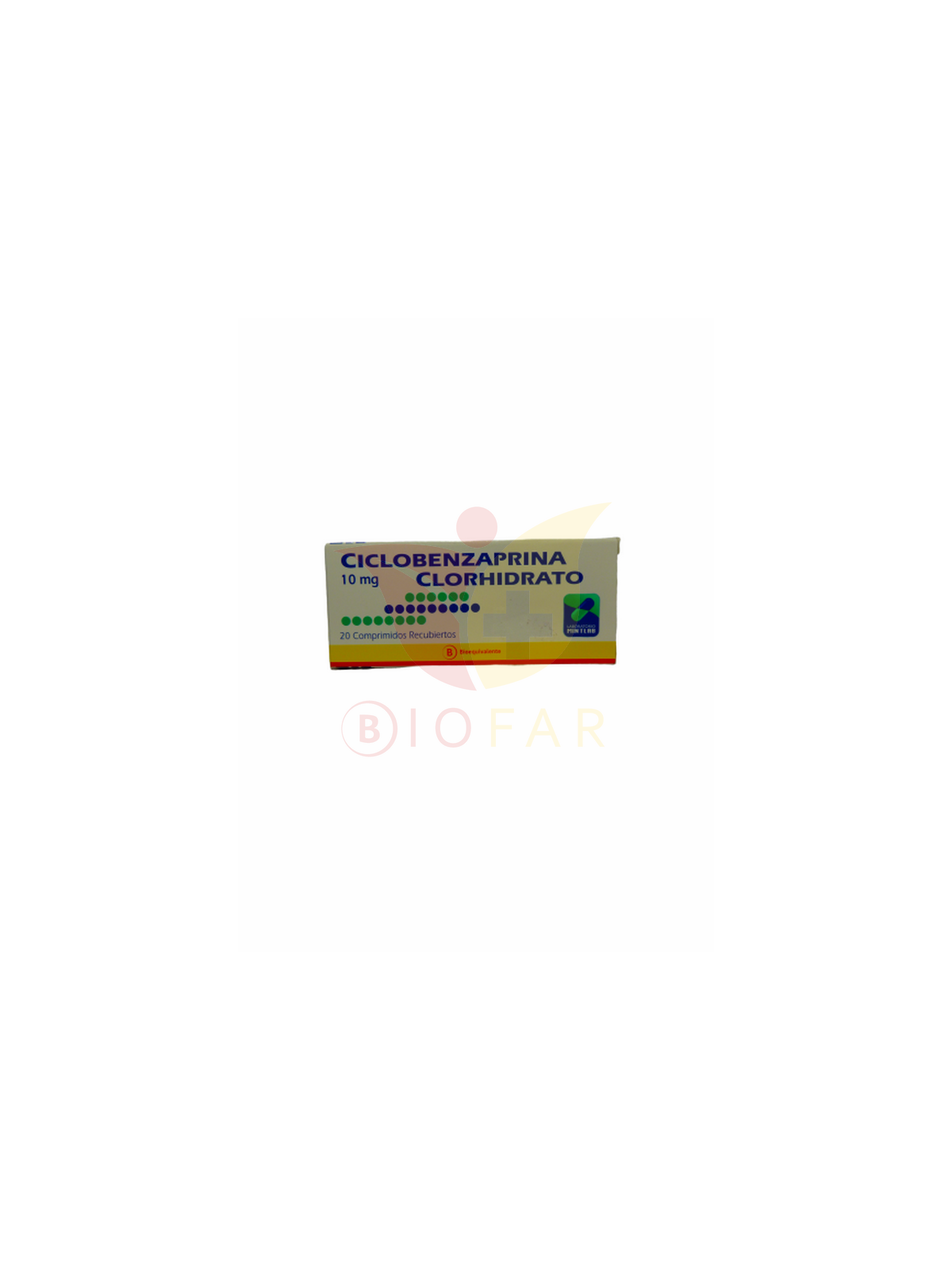 CICLOBENZAPRINA  10mg X20COM.