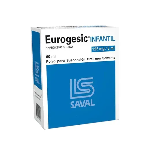 Eurogesic Infantil Suspension 125Mg/5Ml X 60Ml | eurogesic infantil 60ml
