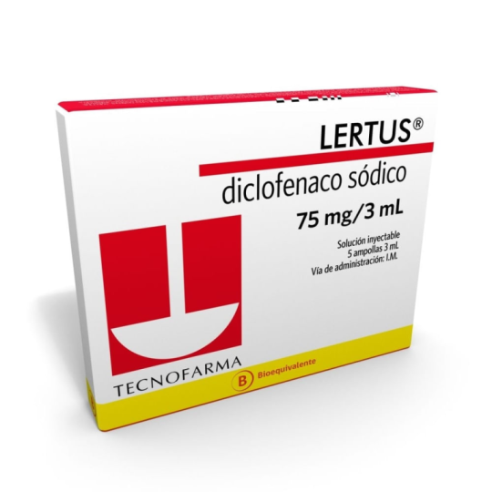 Lertus 75Mg/3Ml  X5 Ampollas | lertus 75mg