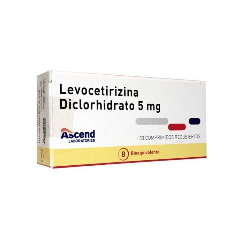 LEVOCETIRIZINA 5mg X 30 COM