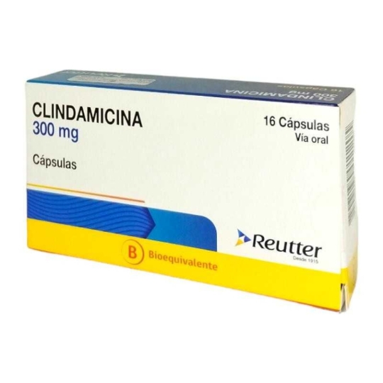 CLINDAMICINA 300 MG X16 CAPSULAS