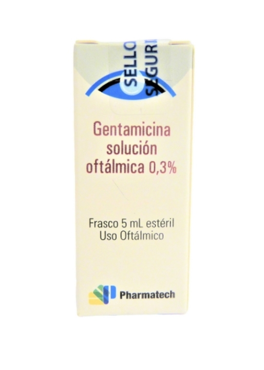 GENTAMICINA 0.3% SOLUCION OFTALMICA X5ML
