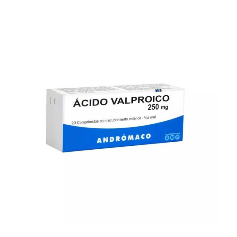 Acido Valproico 250Mg X20Com. | acido valproico 20com