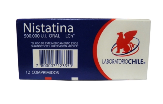 NISTATINA 500000UI X12COM.