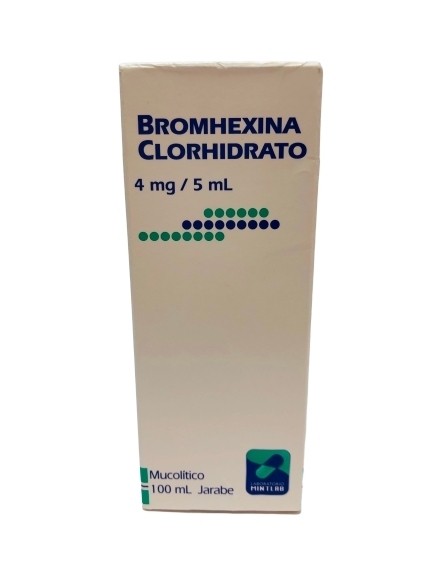 BROMHEXINA PEDIATRICO 4mg/5ml JARABE X100ML