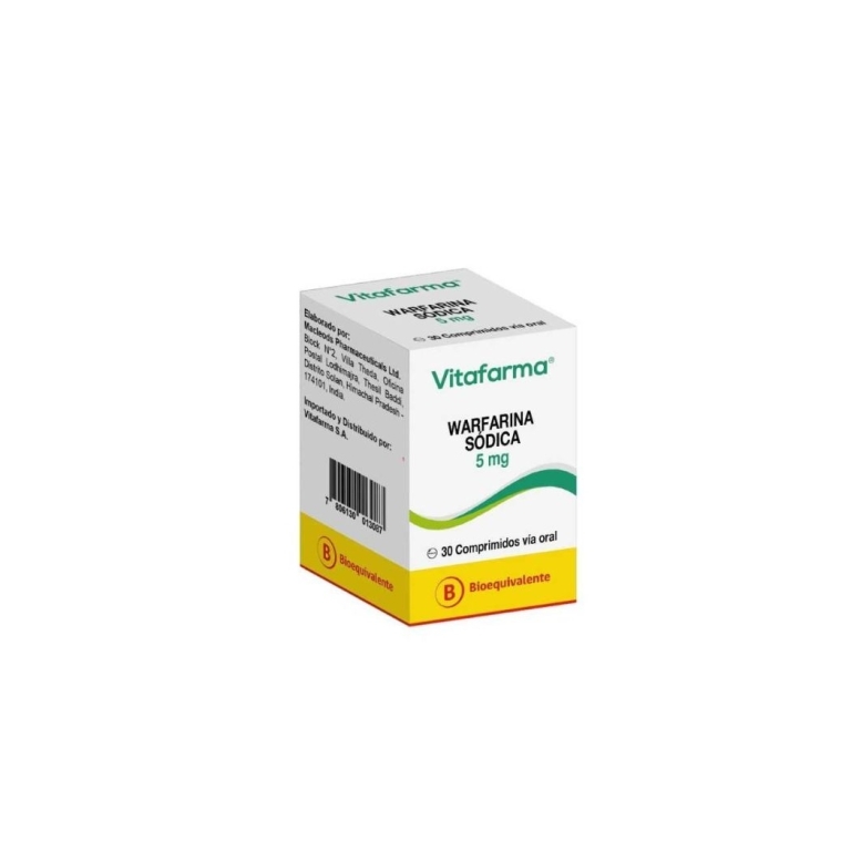 Warfarina Sodica 5 Mg X 30 Com | warfarina 30com