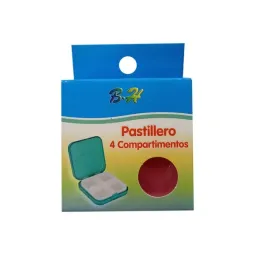 Pastillero 4 Compartimientos | pastillero 4comp