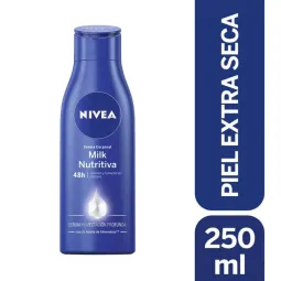 Nivea Milk Nutritiva Piel Extra Seca 250Ml | nivea milk nutritiva 250ml