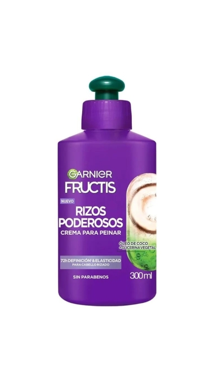 Fructis Crema De Peinar Rizos Poderosos X300Ml | fructis rizos 300ml
