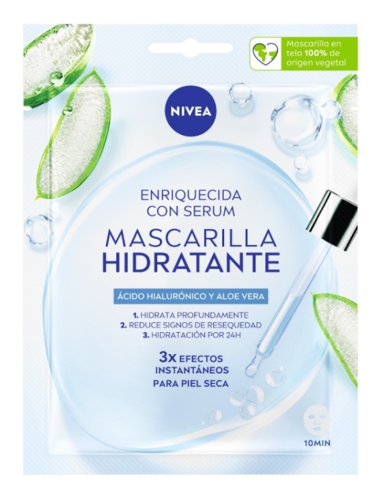 Nivea Mascarilla Tela Shot Hidratante X1 | nivea mascarilla hidratante