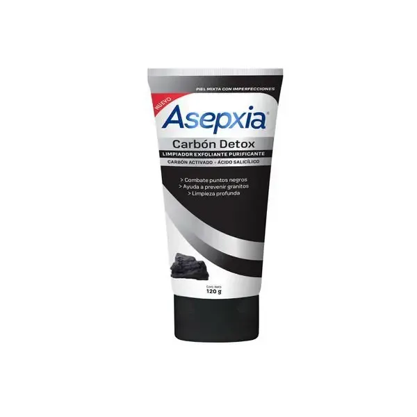 Asepxia Limpiador Liq Exfoliante  X 120G | asepxia limpiador liquido