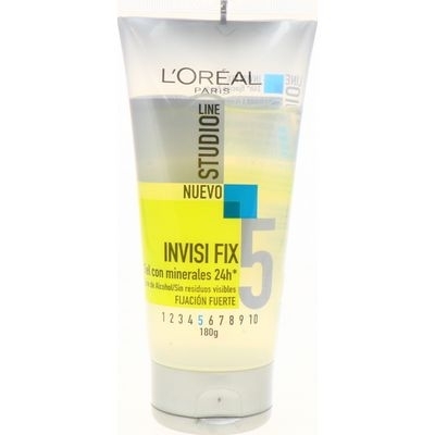 Loreal Gel Inv. Fix Fuerte  X 180 Ml | loreal gel fuerte