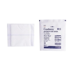 Cranberry Aposito Gasa Algodon Nt. 10X10 Cm | cranberry aposito gasa