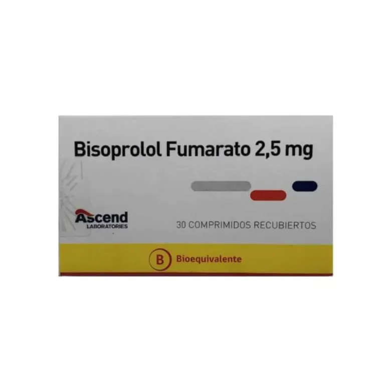 BISOPROLOL 2.5mg X30COM. RECUBIERTOS