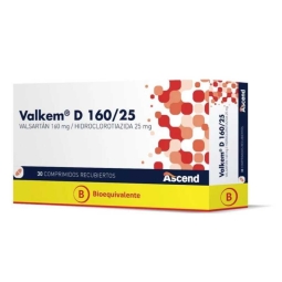 Valkem D 160/25Mg X30Com | valkem d 160/25mg