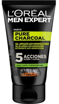 Loreal Gel Limpiador Men Carbon | loreal carbon gel