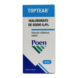 TOPTEAR SOLUCION  OFTALMICA 0.4%