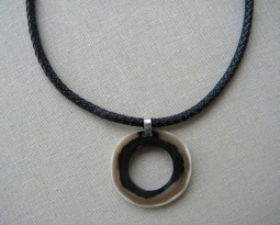 Cadena Cuero Negro | cadena cuero