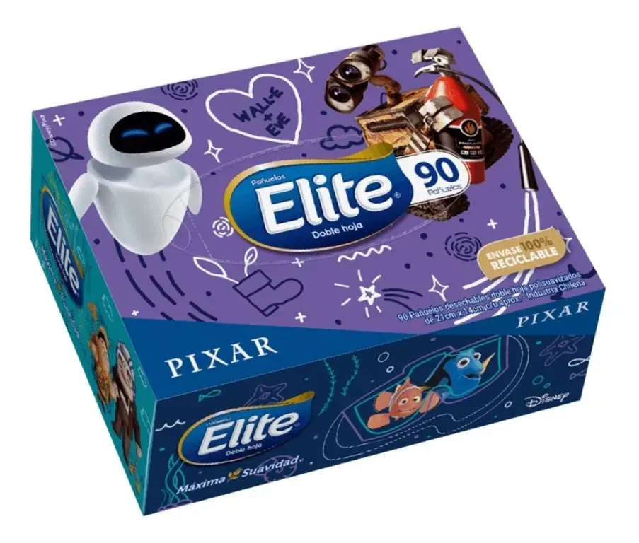 Elite Pañuelos Desechables  Caja X 90 | elite pañuelos 90un