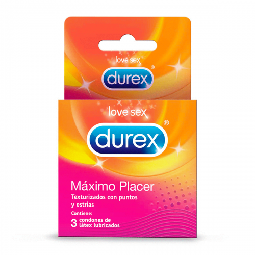 Durex Maximo Placer X 3 | durex máximo 3un