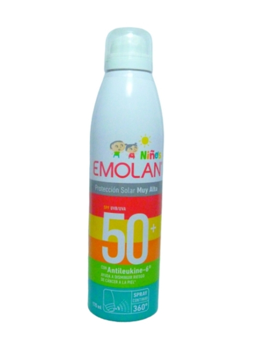 EMOLAN SPRAY NIÑOS F50+.170ML