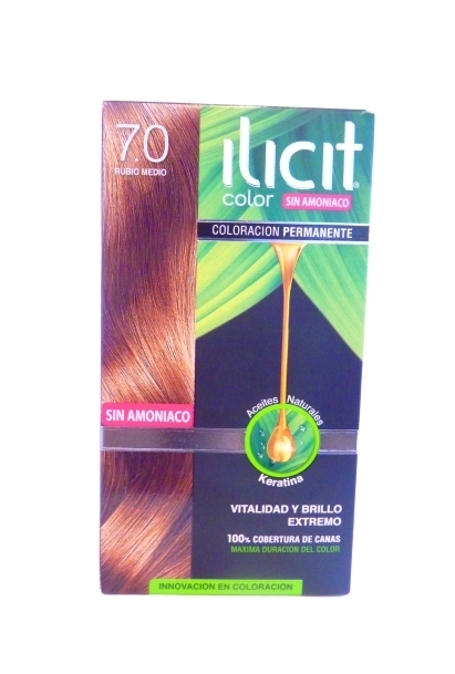 Ilicit 7.0 Sin Amoniaco Rubio Medio | ilicit 7.0 medio