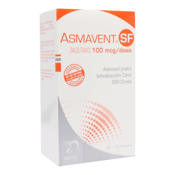 Asmavent Sf100 Aerosol Para Inhalacion 200 Dosis | asmavent 200d