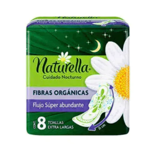 Naturella Nocturna C/Alas X 8 | naturella nocturna 8un