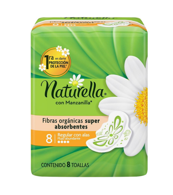 Naturella Flujo Abundante C/Alas X 8 | naturella flujo 8un
