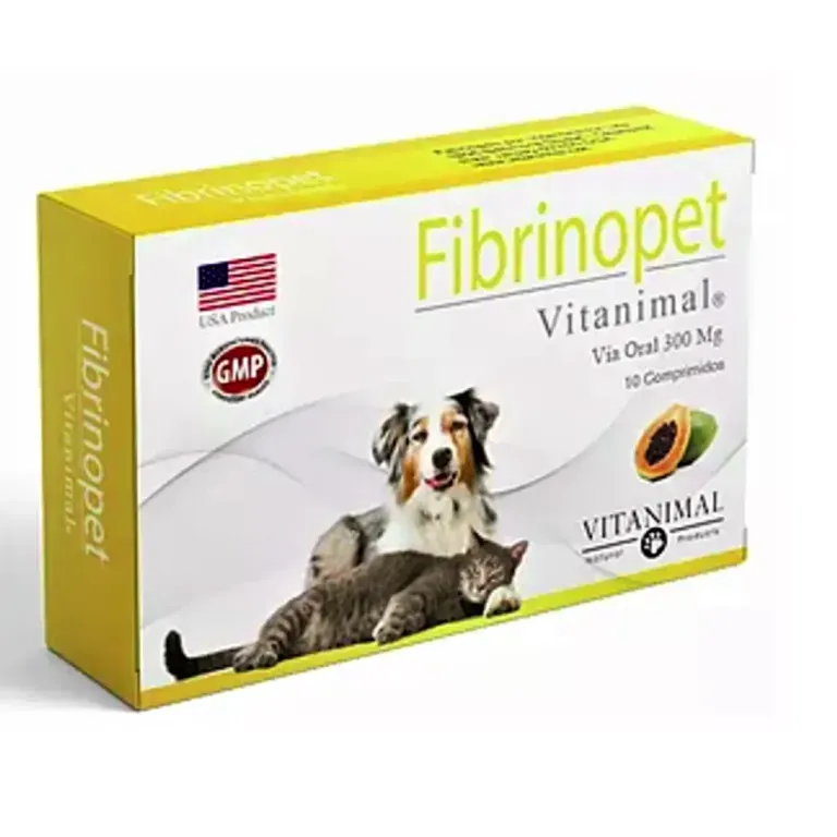 FIBRINOPET PERRO Y GATO 300mg X 10 COM