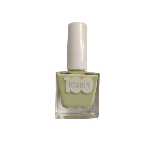 ESMALTE PARA UÑAS 100 BEAUTY VERDE PISTACHO