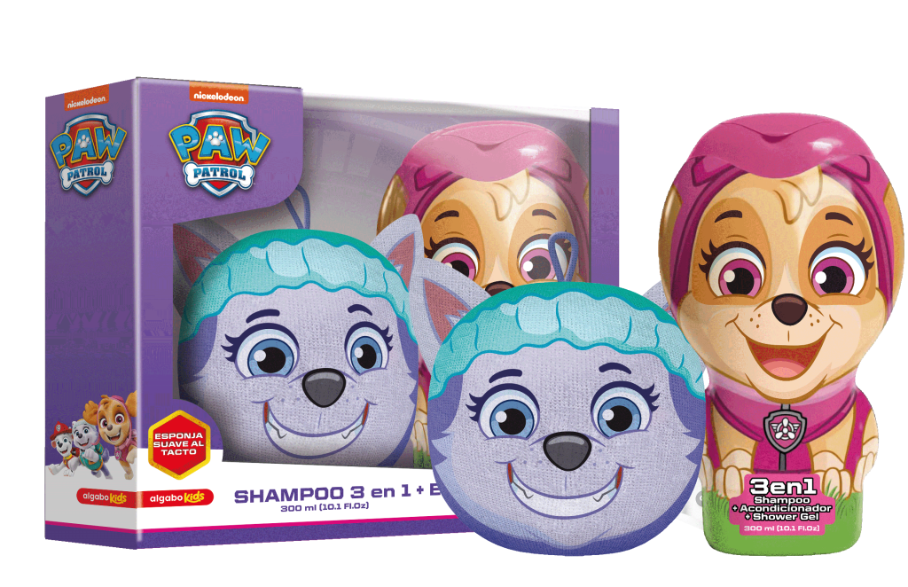 GELATTI SHAMPOO SKYE + ESPONJA EVEREST SHOOBIES X 300ML