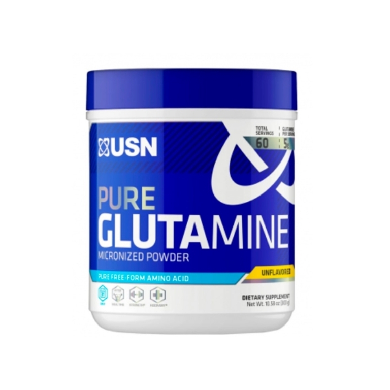USN GLUTAMINE MICRONIZADA POLVO X 300 G (60 PORCIONES)