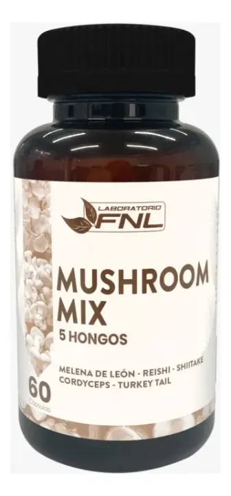MUSHROOM MIX 5 HONGOS X 60 CAPSULAS