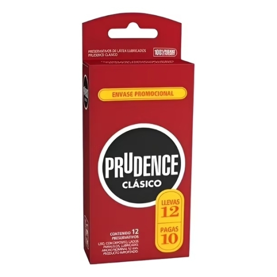 CONDONES / PRESERVATIVOS PRUDENCE CLASICO X 12 UNIDADES