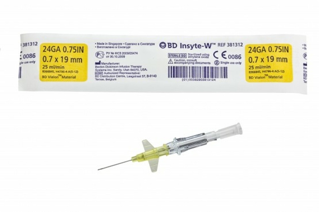 BRANULA 22G 0.9 X 25mm