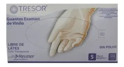 GUANTES VINILO TALLA S X100