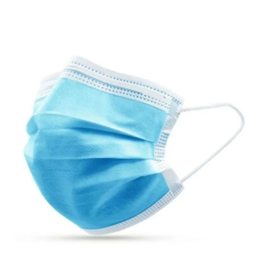 Mascarilla 3 Pliegues Desech Caja X50 | mascarilla 3pliegues 50un