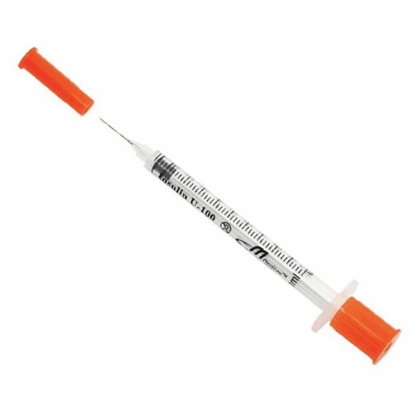 Jeringa Insulina 1Ml 100Ui 29Gx 1/2 X1 | jeringa insulina 1un