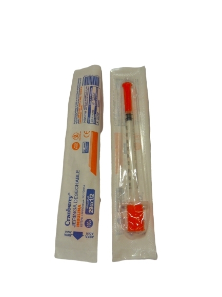 JERINGA INSUL 100UI 29G X 1/2
