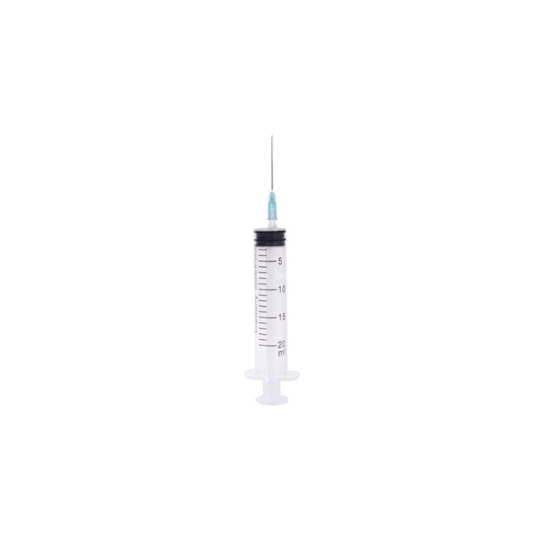 JERINGA LUER SPLIP 20 ML 21GX1 1/2 X 1 UN