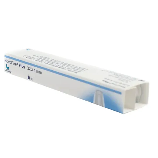 NOVOFINE AGUJAS PLUS 32G X4 mm X7UND
