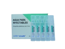 AGUA INYECTABLES 10ml X 1 AMPOLLA