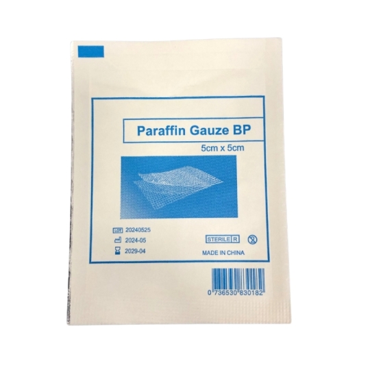 GASA PARAFINADA 5 X 5CM UNIDAD