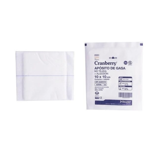 Cranberry Aposito Gasa Algodon Nt. 10X10 Cm | cranberry aposito gasa