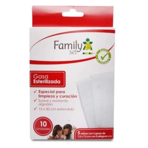 GASA ESTERILIZADA FAMILY SET X7